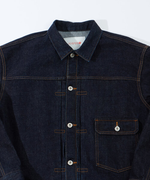 Sourcream（サワークリーム）の「【Sourcream/サワークリーム】リジッドデニムジャケット / 日本製（デニムジャケット・レディース・インディゴブルー・FREE）」の12枚目の写真