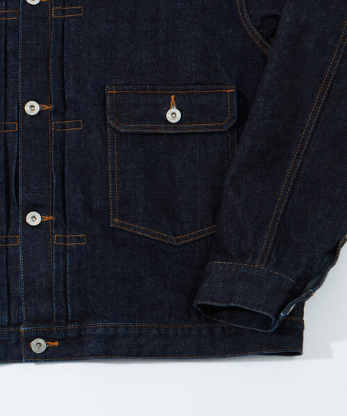Sourcream（サワークリーム）の「【Sourcream/サワークリーム】リジッドデニムジャケット / 日本製（デニムジャケット・レディース・インディゴブルー・FREE）」の13枚目の写真