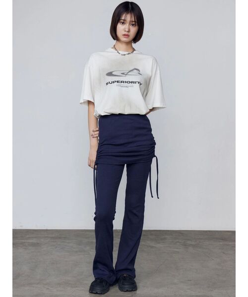 EMODA（エモダ）の「レイヤースカートフィットフレアパンツ（その他