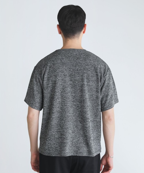 【CPGN】Sirnita 半袖T 2色 セール】メランジパイルニット半袖クルーネックTシャツ（Tシャツ
