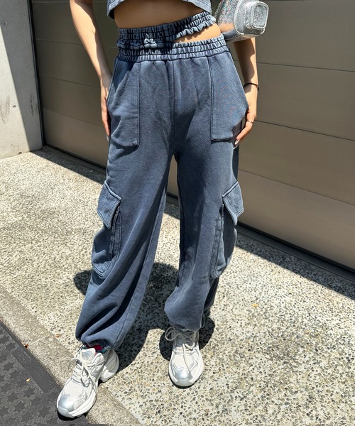 立体ポケットドロストスウェットパンツ（スウェットパンツ