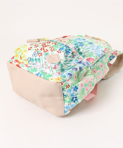 HAKKA KIDS（ハッカキッズ）の「こもれびのお庭プリントリュック（バックパック/リュック・キッズ・キナリ・M/S）」の3枚目の写真