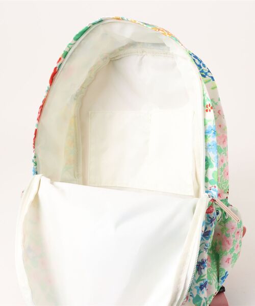 HAKKA KIDS（ハッカキッズ）の「こもれびのお庭プリントリュック（バックパック/リュック・キッズ・キナリ・M/S）」の4枚目の写真