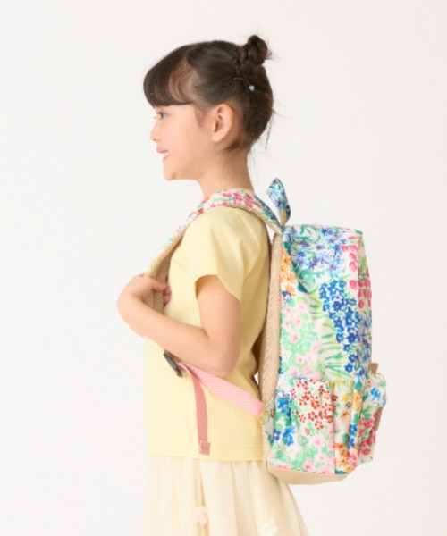 HAKKA KIDS（ハッカキッズ）の「こもれびのお庭プリントリュック（バックパック/リュック・キッズ・キナリ・M/S）」の5枚目の写真