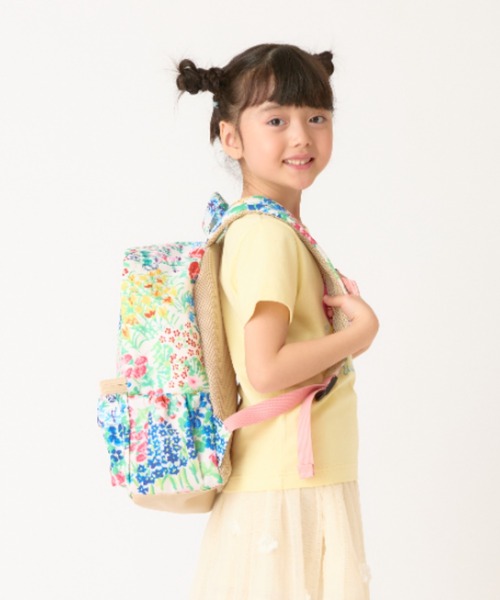 HAKKA KIDS（ハッカキッズ）の「こもれびのお庭プリントリュック（バックパック/リュック・キッズ・キナリ・M/S）」の6枚目の写真
