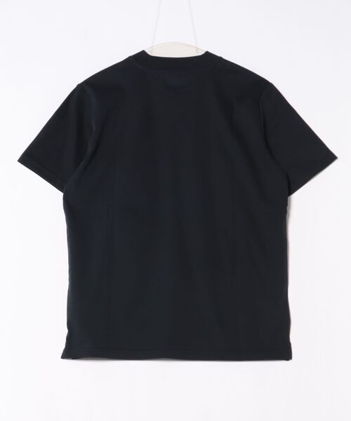 TAKA-Q（タカキュー）の「【ストレッチ ウォッシャブル】m.f.エディトリアル メンズ 【DRESS T-SHIRT】綿ストレッチ スロープネック半袖Tシャツ（Tシャツ/カットソー・メンズ・グレー/ブラック/ホワイト/ネイビー・MEDIUM/LARGE/X-LARGE）」の5枚目の写真
