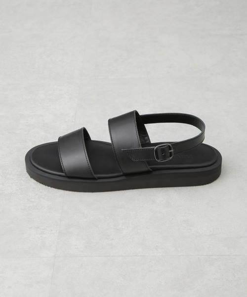 PADRONE（パドローネ）の「PADRONE THE STANDARD LINE/別注BACK STRAP SANDAL/ストラップ サンダル（サンダル・メンズ・ブラック・42/41/40）」の2枚目の写真