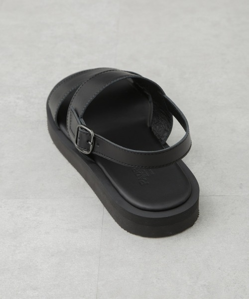 PADRONE（パドローネ）の「PADRONE THE STANDARD LINE/別注BACK STRAP SANDAL/ストラップ サンダル（サンダル・メンズ・ブラック・42/41/40）」の5枚目の写真