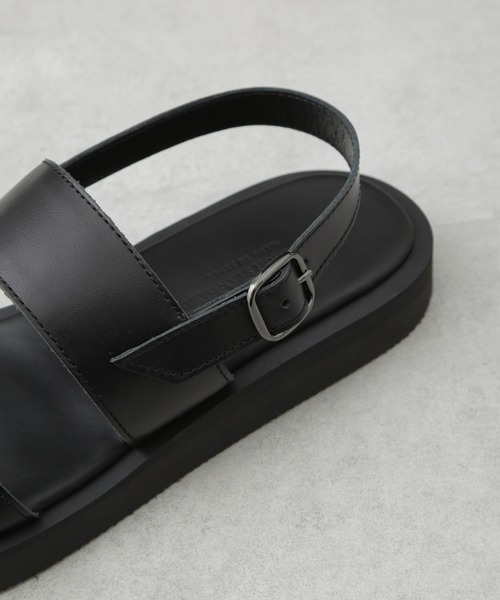 PADRONE（パドローネ）の「PADRONE THE STANDARD LINE/別注BACK STRAP SANDAL/ストラップ サンダル（サンダル・メンズ・ブラック・42/41/40）」の7枚目の写真