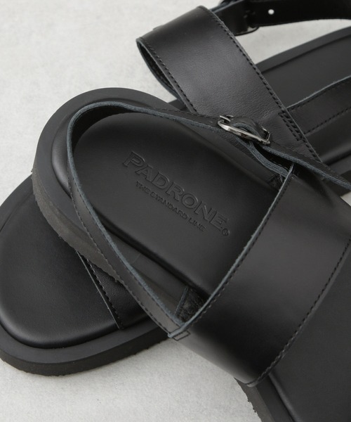 PADRONE（パドローネ）の「PADRONE THE STANDARD LINE/別注BACK STRAP SANDAL/ストラップ サンダル（サンダル・メンズ・ブラック・42/41/40）」の8枚目の写真
