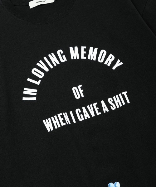 rehacer(レアセル)の「rehacer : Classical College Logo Relax Fit T-shirt / クラシカル カレッジロゴ リラックス フィット Tシャツ(Tシャツ/カットソー・メンズ・ブラック/ホワイト・X-LARGE/LARGE/MEDIUM)」の11枚目の写真