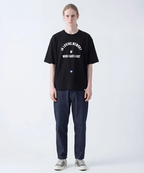 rehacer(レアセル)の「rehacer : Classical College Logo Relax Fit T-shirt / クラシカル カレッジロゴ リラックス フィット Tシャツ(Tシャツ/カットソー・メンズ・ブラック/ホワイト・X-LARGE/LARGE/MEDIUM)」の13枚目の写真