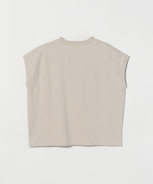 BEAUTY&YOUTH UNITED ARROWS(ビューティーアンドユースユナイテッドアローズ)の「コットン ロゴプリント フレンチスリーブ Tシャツ(Tシャツ/カットソー・レディース・ナチュラル/オフホワイト/ダークグレー/ライトピンク・FREE)」の10枚目の写真