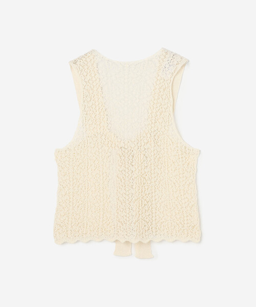 enrica | 2WAY レース ニットベスト WOMEN（ベスト）｜enrica