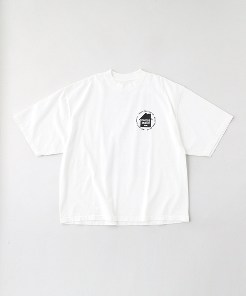 is-ness（イズネス）の「ISNESS MUSIC / イズネス ミュージック HOUSE MUSIC WILL NEVER DIE（Tシャツ/カットソー・メンズ・ホワイト/ブラック・LARGE/MEDIUM）」の6枚目の写真