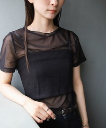 リネンライクビスチェ