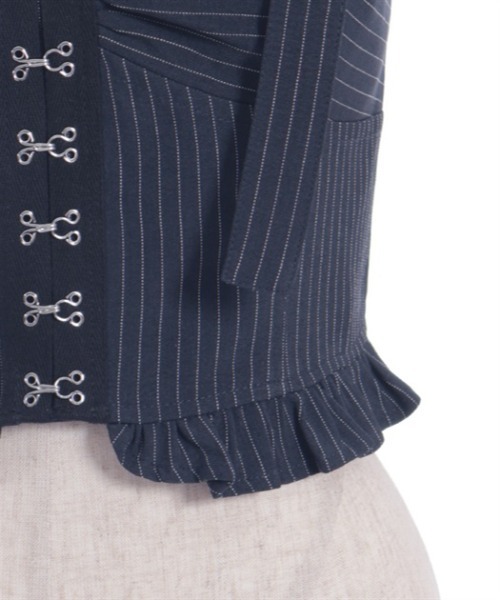 axes femme（アクシーズファム）の「コルセット風デザインビスチェ（ベスト・レディース・ピンク/ネイビー/ブラック・FREE）」の22枚目の写真