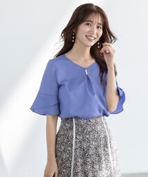 ANY SIS | スムージーポリエステル フレアスリーブ ブラウス(シャツ/ブラウス)