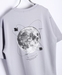 WESTSEA（ウエストシー）の「ポンチ バックプリント グラフィック 月モチーフ 半袖Ｔシャツ（Tシャツ/カットソー・メンズ）」