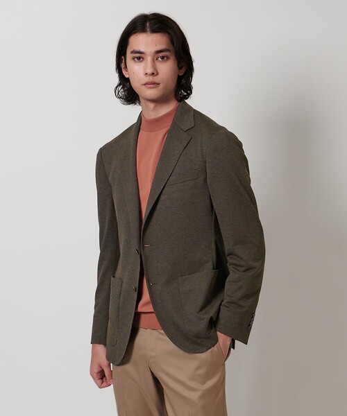 UNITED ARROWS(ユナイテッドアローズ)の「ハウンドトゥース ジャージ シングル 2ボタン テーラードジャケット(テーラードジャケット・メンズ・ダークブラウン/ネイビー・46/48/50/44)」の5枚目の写真
