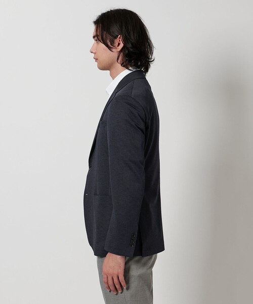 【UNITED ARROWS】ハウンドトゥース ジャージーソフトジャケット UNITED ARROWS｜ハウンドトゥース ジャージ シングル 2ボタン