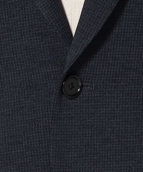 【UNITED ARROWS】ハウンドトゥース ジャージーソフトジャケット UNITED ARROWS｜ハウンドトゥース ジャージ シングル 2ボタン