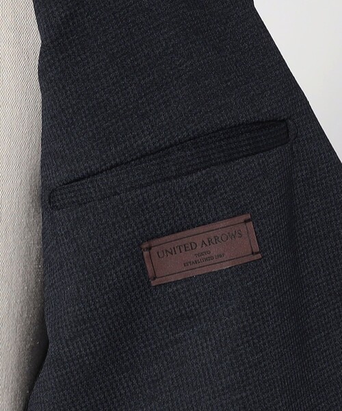 UNITED ARROWS(ユナイテッドアローズ)の「ハウンドトゥース ジャージ シングル 2ボタン テーラードジャケット(テーラードジャケット・メンズ・ダークブラウン/ネイビー・46/48/50/44)」の14枚目の写真