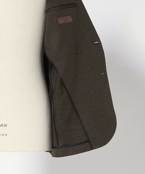 UNITED ARROWS(ユナイテッドアローズ)の「ハウンドトゥース ジャージ シングル 2ボタン テーラードジャケット(テーラードジャケット・メンズ・ダークブラウン/ネイビー・46/48/50/44)」の20枚目の写真