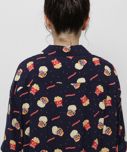 WIGGLE WIGGLE(ウィグルウィグル)の「【wiggle wiggle(ウィグルウィグル)】コラボ アソートパターンシャツ(シャツ/ブラウス・レディース・ブラック/ネイビー/クリーム・MEDIUM/LARGE)」の13枚目の写真