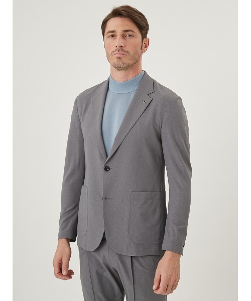 AOURE(アウール)の「F.DOTTI SETUP JACKET(テーラードジャケット・メンズ・ブラック/チャコールグレー/ネイビー/ライトグレー・SMALL/MEDIUM/LARGE/X-LARGE)」の6枚目の写真