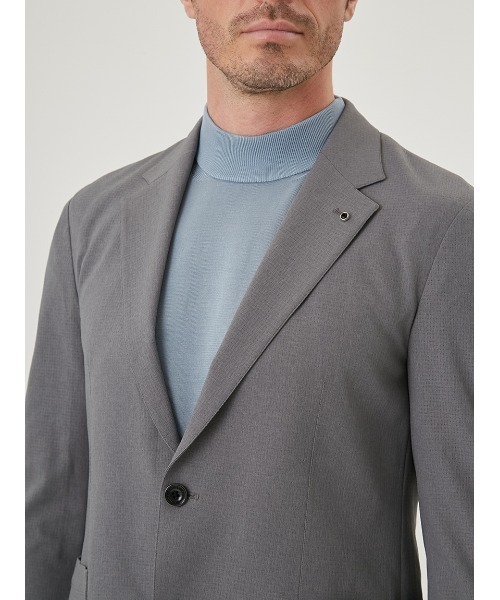 AOURE(アウール)の「F.DOTTI SETUP JACKET(テーラードジャケット・メンズ・ブラック/チャコールグレー/ネイビー/ライトグレー・SMALL/MEDIUM/LARGE/X-LARGE)」の14枚目の写真