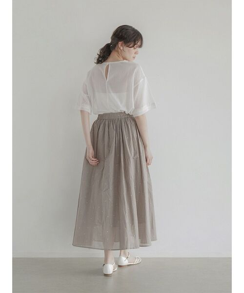 FIKA.(フィーカ)の「Zari embroidered mesh sheer blouse(シャツ/ブラウス・レディース・ブラック/オフホワイト・MEDIUM)」の19枚目の写真