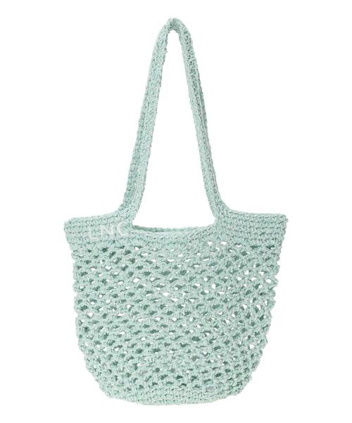 Lugnoncure（ルノンキュール）の「メッシュニットバッグ《2025summer catalog item》（ハンドバッグ・レディース・ベージュ/イエロー/ミント・F）」の11枚目の写真