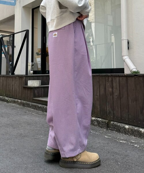 HELLO.SANFRANCISCO(ハローサンフランシスコ)の「【HELLO.SANFRANCISCO】ギンガムチェックランタンパンツ(その他パンツ・レディース・オレンジ/パープル・SMALL/MEDIUM)」の19枚目の写真