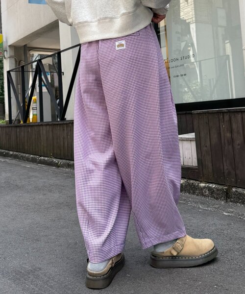 HELLO.SANFRANCISCO(ハローサンフランシスコ)の「【HELLO.SANFRANCISCO】ギンガムチェックランタンパンツ(その他パンツ・レディース・オレンジ/パープル・SMALL/MEDIUM)」の20枚目の写真