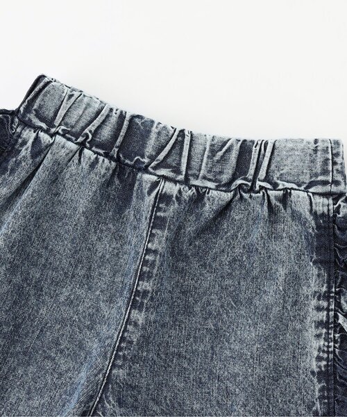 BREEZE（ブリーズ）の「【ジュニア対応】フリルショートパンツ（その他パンツ・キッズ・ブルー/ブラック/アイボリー/グリーン/インディゴブルー/キナリ・80/90/100/110/120/130/140）」の11枚目の写真