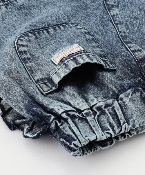 BREEZE（ブリーズ）の「【ジュニア対応】フリルショートパンツ（その他パンツ・キッズ・ブルー/ブラック/アイボリー/グリーン/インディゴブルー/キナリ・80/90/100/110/120/130/140）」の8枚目の写真