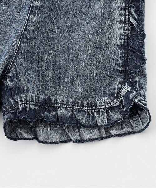 BREEZE（ブリーズ）の「【ジュニア対応】フリルショートパンツ（その他パンツ・キッズ・ブルー/ブラック/アイボリー/グリーン/インディゴブルー/キナリ・80/90/100/110/120/130/140）」の7枚目の写真