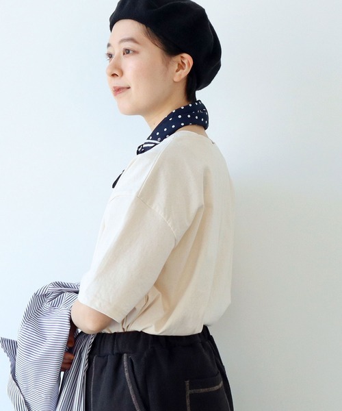 PAR ICI（パーリッシィ）の「ペイズリー/ヨットドット コットンバンダナ（バンダナ/スカーフ・レディース・ブラック系その他/ブラック系その他2/ブルー系その他2/ブルー系その他・FREE）」の9枚目の写真