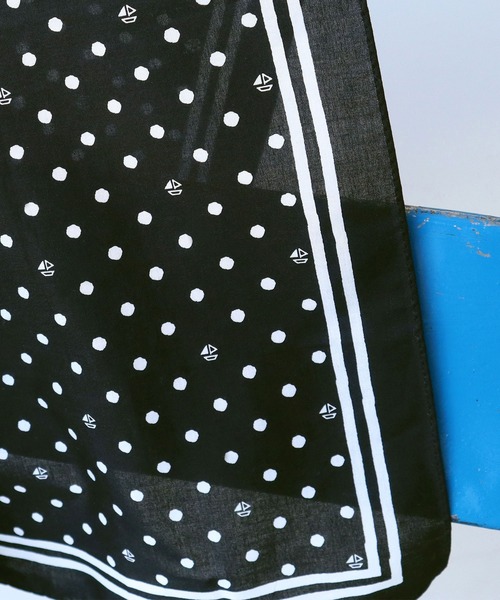 PAR ICI（パーリッシィ）の「ペイズリー/ヨットドット コットンバンダナ（バンダナ/スカーフ・レディース・ブラック系その他/ブラック系その他2/ブルー系その他2/ブルー系その他・FREE）」の11枚目の写真