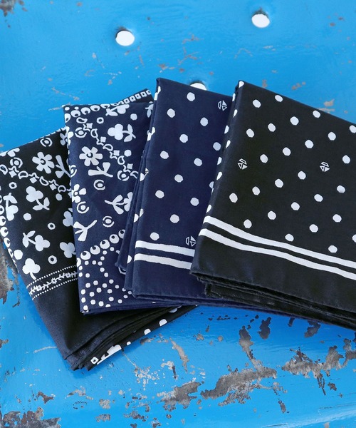 ドッグタウンと同じ★ 80年代 バンダナ スカーフ ペイズリー ネイビー DOGTOWN BANDANA NAVY 【 ドッグタウン バンダナ ネイビー 】