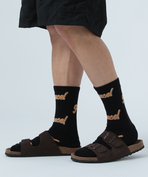 BAYFLOW(ベイフロー)の「ランダムロゴソックス(ソックス/靴下・メンズ・ホワイト/ブラック・FREE)」の2枚目の写真