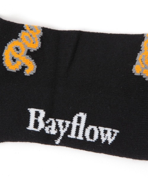 BAYFLOW(ベイフロー)の「ランダムロゴソックス(ソックス/靴下・メンズ・ホワイト/ブラック・FREE)」の6枚目の写真