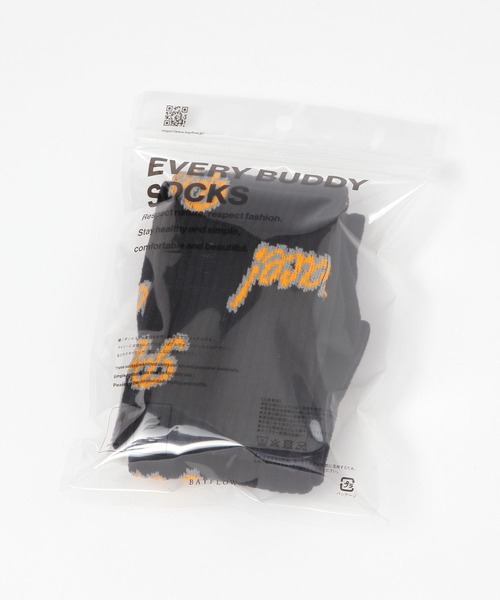 BAYFLOW(ベイフロー)の「ランダムロゴソックス(ソックス/靴下・メンズ・ホワイト/ブラック・FREE)」の15枚目の写真