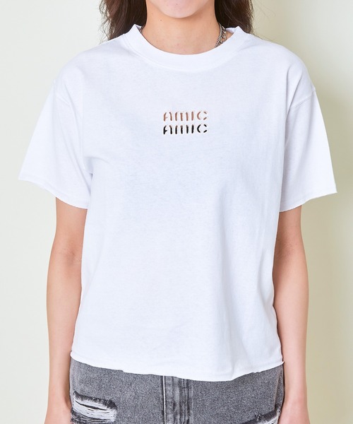 GORGE(ゴージ)の「《ちびロゴ×くりぬき》レディース 半袖Tシャツ カジュアル ベーシック 春夏秋(Tシャツ/カットソー・レディース・オフホワイト/グリーン/チャコール・F)」の19枚目の写真