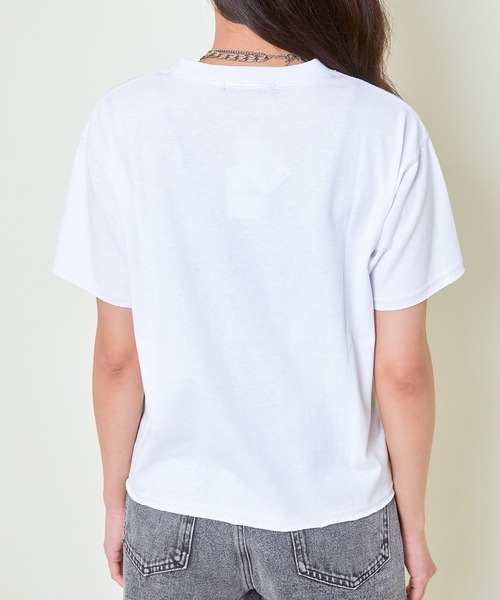 GORGE(ゴージ)の「《ちびロゴ×くりぬき》レディース 半袖Tシャツ カジュアル ベーシック 春夏秋(Tシャツ/カットソー・レディース・オフホワイト/グリーン/チャコール・F)」の21枚目の写真