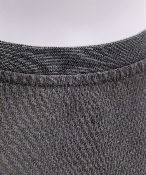 clear（クリア）の「オーバーサイズケミカル加工グラフィックTシャツ [着回し力抜群 大人 カジュアル]≪2025SS新作≫（Tシャツ/カットソー・レディース・ネイビー/チャコールグレー・F）」の8枚目の写真