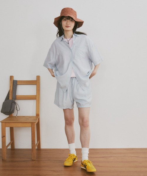 MERLOT（メルロー）の「ストライプシャツセットアップ（シャツ/ブラウス・レディース・ブルー・FREE）」の9枚目の写真