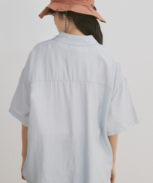 MERLOT（メルロー）の「ストライプシャツセットアップ（シャツ/ブラウス・レディース・ブルー・FREE）」の18枚目の写真