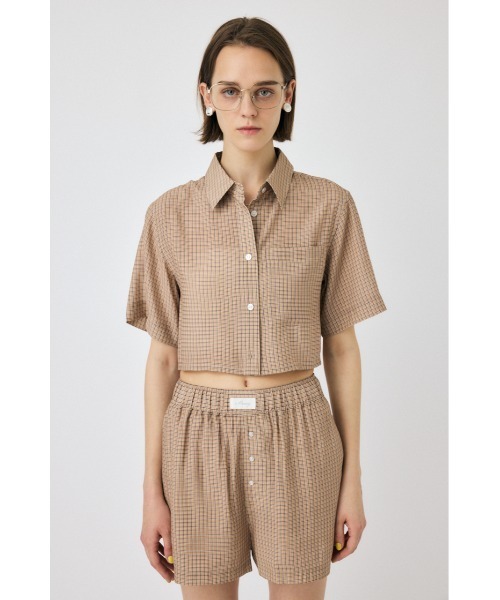 MOUSSY(マウジー)の「【セットアップ対応】RELAX シャツ(シャツ/ブラウス・レディース・ブルー/ベージュ・FREE)」の11枚目の写真